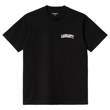 Carhartt WIP T-shirt University Script Black/White
